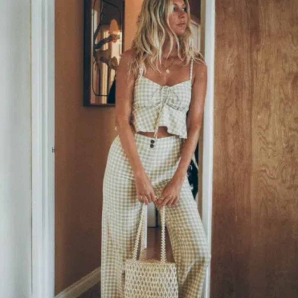 Billabong x The Salty Blonde Gingham Pants